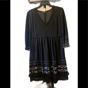 Ranna Gill Anthropologie Embroidered Peasant Dress